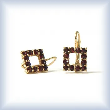 Náušnice bílé zlato