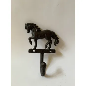 Věšák KŮŇ - KOVOVÝ NÁSTĚNNÝ VĚŠÁK 16 cm