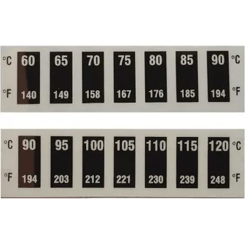 Příslušenství pro přípravu kávy Sada nalepovacích teploměru na hlavu kávovaru E61 nebo Pavoni