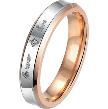 Prsten Dámský prsten z chirurgické oceli HAILEY Velikost: 62