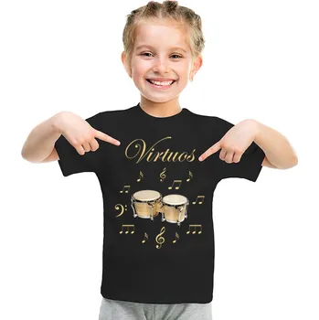 Chlapecké tričko STRIKER Dětské tričko Bongo bubny Dětská velikost: 12 let