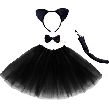 Karnevalový doplněk Sada kočičí kostým - pro děti i dospělé