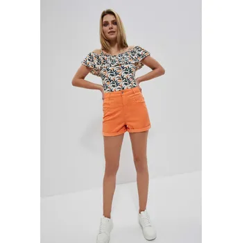 Dámské kraťasy Lyocellové šortky Marisse bílá | oranžová | zelená 1929388