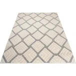 Makro Abra Kusový koberec Sisalový CANSAS T932C Geometrický krémový Rozměr: 200x300 cm