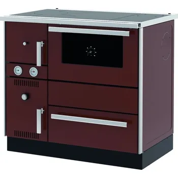 Sporák na tuhá paliva Sporák na tuhá paliva AlfaPlam ALFA TERM 20 s výměníkem - hnědý/pravý