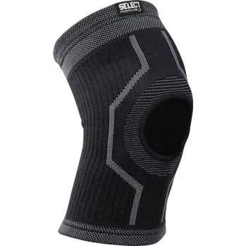 Chránič nohou Chránič kolen s otvorem na čéšku Select šedo-černý