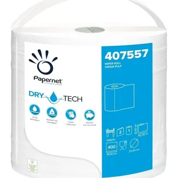 Papírový ručník Ručník papírový Papernet Dry Tech 407557, 2vrstvý, celulóza, o 25 cm, 152 m, bílý