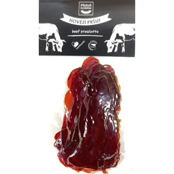 Sušené maso PRAVÁ KLOBÁSA Hovězí pršut plátky 100 g