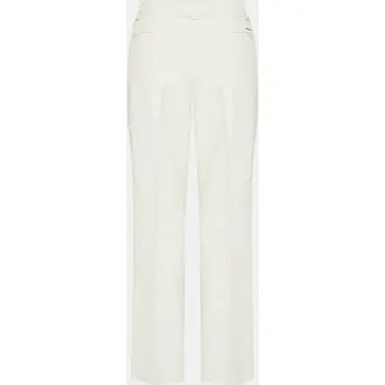 Dámské kalhoty DKNY Kalhoty z materiálu UB4PX263 Écru Regular Fit 12