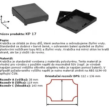 Dárková krabička Krabička KP 17