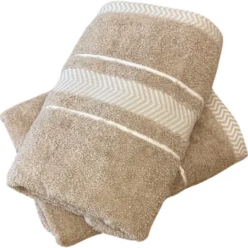 Ručník Froté ručník deluxe Maroko hnědý 50x90cm TiaHome