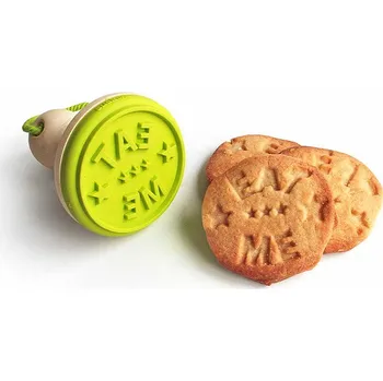Razítko SUCK UK Razítko na domácí pečivo Eat Me, zelené