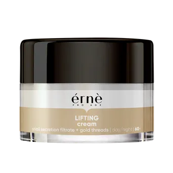 Pleťový krém Erne Pro Age liftingový a regenerační denní a noční krém na obličej s šnečím extraktem a zlatem, 50 ml