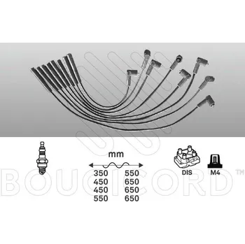 Auto elektroinstalace Zapalovací kabely ALFA ROMEO 155 2.0 T.S. 16V 110kW