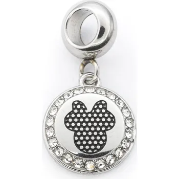 Přívěsek BRUNOshop.cz Visací přívěsek HLAVA MINNIE s kamínky ČERNÝ