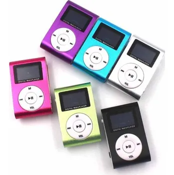 Daklos - MP3 přehrávač s 1\" LCD displejem a slotem na mcro SD - zelená