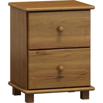 Noční stolek Max-i Noční stolek ze dřeva ELLINGSEN NORE Zvolte barvu:: moření dub, Hloubka: 42 cm