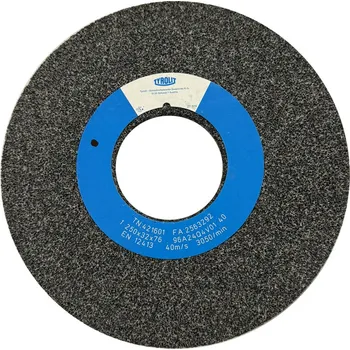 Brusný kotouč Tyrolit T421601 | Brusný kotouč plochý 250x32x76 mm, 96A24Q4V40 (Z24)