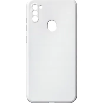 Pouzdro na mobilní telefon CVK Kryt bílý na Samsung Galaxy A11