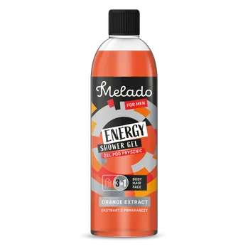 Koupelová kosmetika Melado Energy pánský sprchový gel 3v1 na tělo, obličej a vlasy, 750 ml