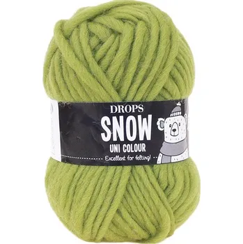 Příze Příze DROPS Snow uni color 29 - zelenožlutá