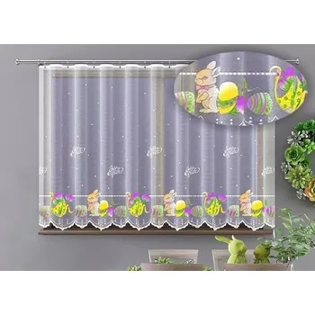 Záclona Záclona kusová Velikonoce výška 100cm, šíře 315cm barevná