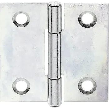 Tesařské kování Závěs se zanýtovaným mosazným čepem, 31,5x31 mm, galvanicky pozinkovaný