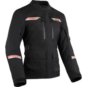 Moto bunda Bunda MONDIAL 2.0 DRY2DRY™, OXFORD ADVANCED, dámská (černá/červená fluo) (Velikost: 8)
