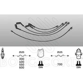 Auto elektroinstalace Zapalovací kabely FIAT UNO 70 i.e. 1.4 53kW