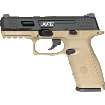 Airsoftová zbraň Airsoftová pistole BLE XFG - kovový závěr, Two Tone, GBB, ICS