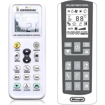 DELONGHI PLSI 120 INU, I-ONE PLSI PLS 110 120 130 DEIN 38 - kompatibilní značkový dálkový ovladač General pro klimatizaci