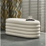 HALMAR BLISS taburet krémový