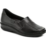 Polobotky dámské černé Axel kožené 1525 na široké chodidlo - 37