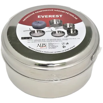 Outdoor vaření Nádobí Everest nerezové pětidílné