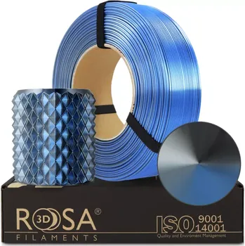 Filament ReFill ROSA3D / PLA MAGIC SILK / STORM SHADOW / 1,75 mm / 1 kg