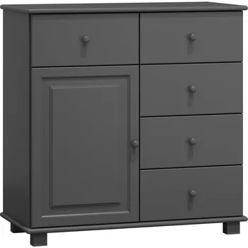 Komoda Max-i Komoda ze dřeva KNUDSEN NORE Zvolte barvu:: barva šedá, Hloubka: 42 cm, Šířka: 80 cm