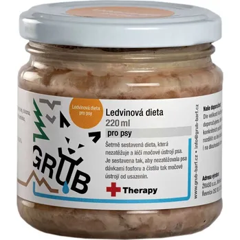 Krmivo pro psa Grub Barf Ledvinová dieta pro psy a kočky drůbeží 220 ml