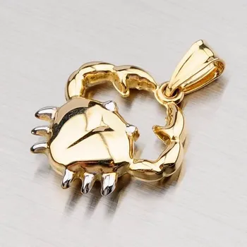 Přívěsek Přívěsek zlato mix 585 - Rak 1-4010-06