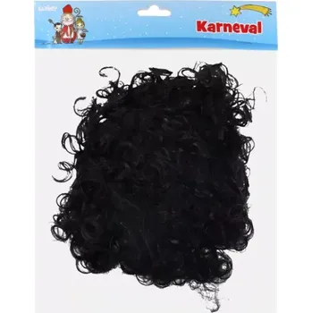 Karnevalový kostým Paruka Černá