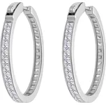 NUBIS® Stříbrné náušnice kruhy se zirkony - NB-3959