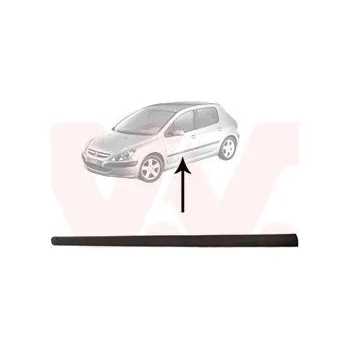 Lišta karosérie Ozdobná / ochranná lišta, dveře VAN WEZEL 4040403