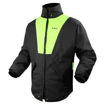Moto bunda LS2 X-RAIN JACKET BLACK H-V YELLOW