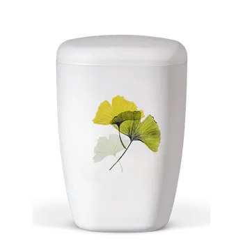 Smuteční dekorace Ekologická urna Aquarell - Gingko