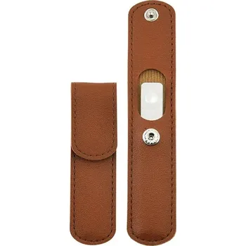 Nano skleněný pilník pro profesionální manikúru | Pilník s pouzdrem a klíčenkou - hnědý