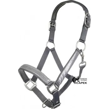 Ohlávka HKM -RIMINI- - Šedá - Full