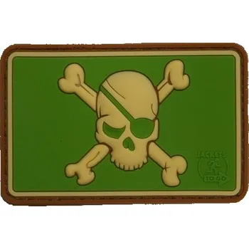 Nášivka 3D nášivka Pirát - Multicam, Jackets to go