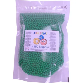 Airsoftová kulička Kuličky Pro Game Gold Pearl 0,12g, 4150bb, zelené