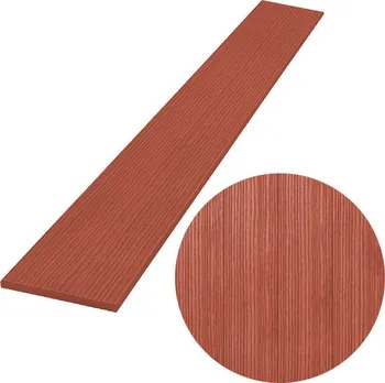 Plotovka PILECKÝ Pilwood červenohnědá 90 x 15 x 1000 mm