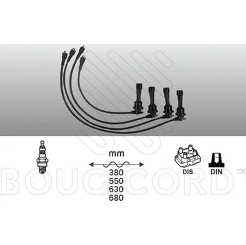 Auto elektroinstalace Zapalovací kabely HYUNDAI LANTRA II 1.6 i 66kW