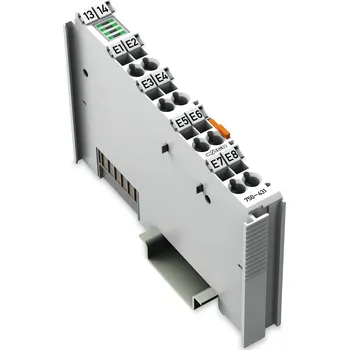 modulární přístroj a rozvaděč WAGO Vstup 750-431 8kanálový binární DC 24 V 0,2 ms, šedá 750-431